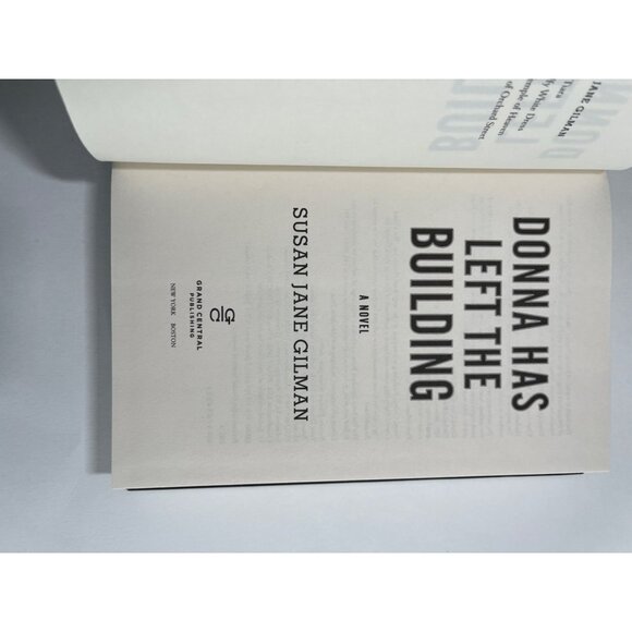 Donna Has Left the Building by Susan Jane Gilman Hardcover Fiction - Picture 3 of 4